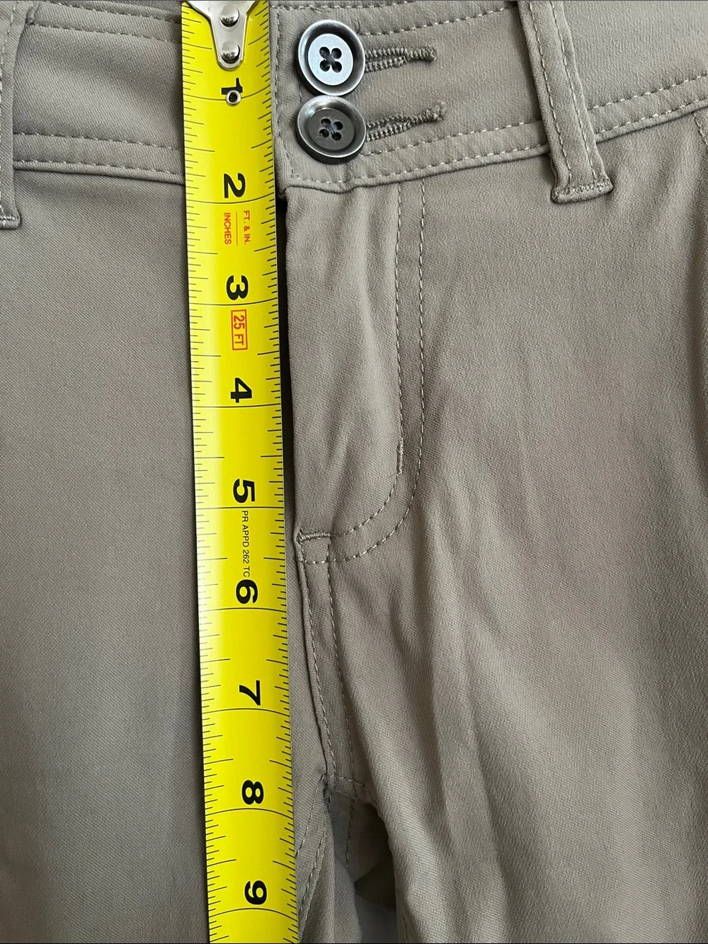 Prana Halle Khaki Outdoor Hiking Stretch Cargo Pants - Picture 8 of 9